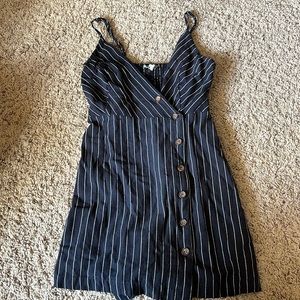 Womens LA Hearts navy tank mini dress sz XS